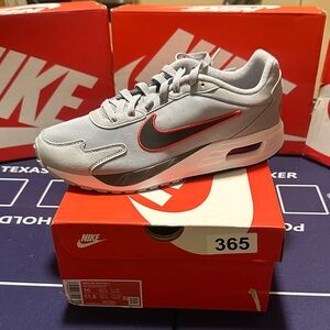 Nike Air Max Gray with Red Accents